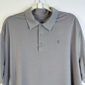 APPLE Logo POLO SHIRT Mens X-Large Grey Gray X-large XL